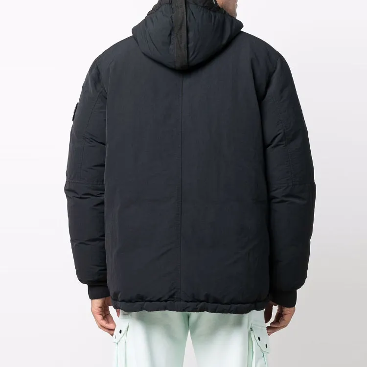 STONE ISLAND Down Jacket Men's Black-2