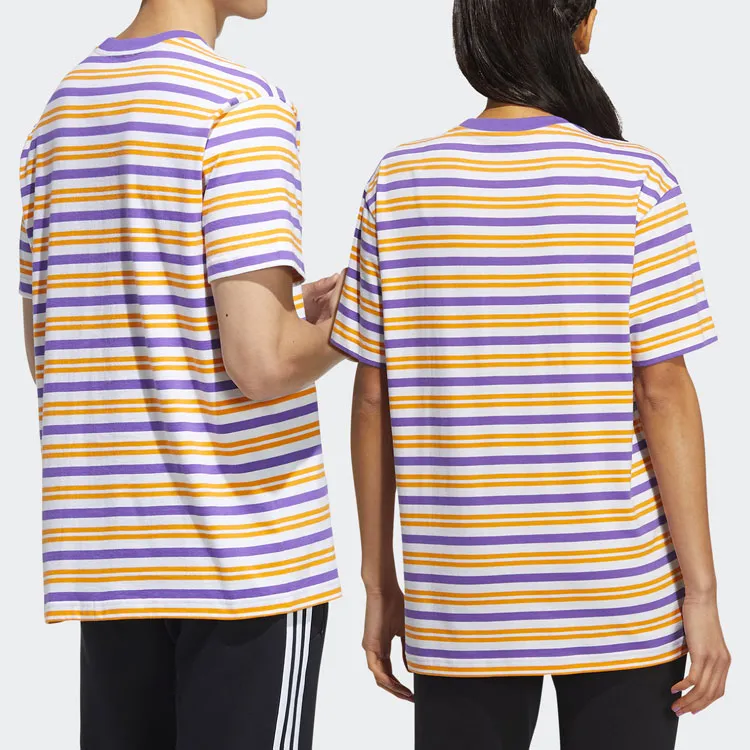 Adidas Neo SS22 T Shirt Unisex Purple Yellow White Multicolor-2