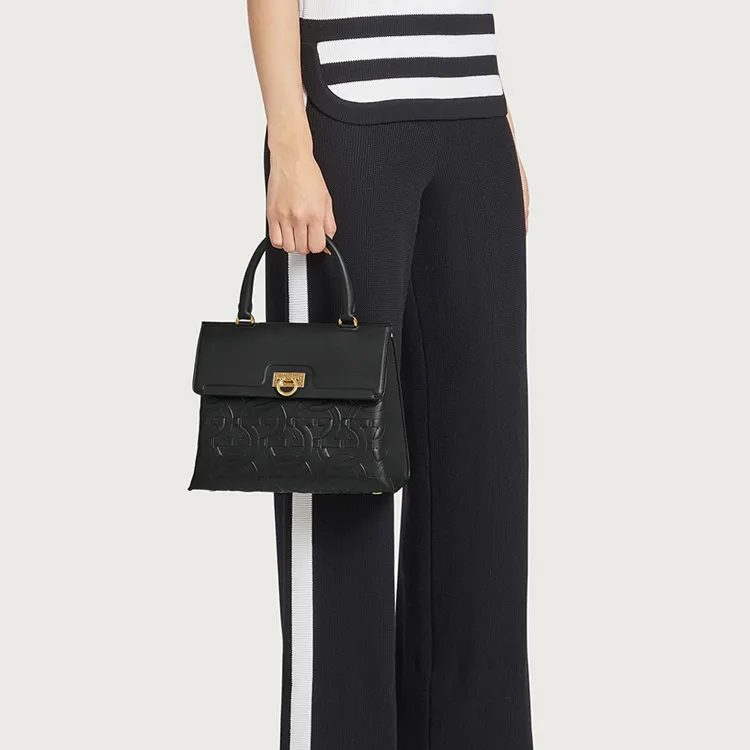 Ferragamo Trifolio Handbags-4