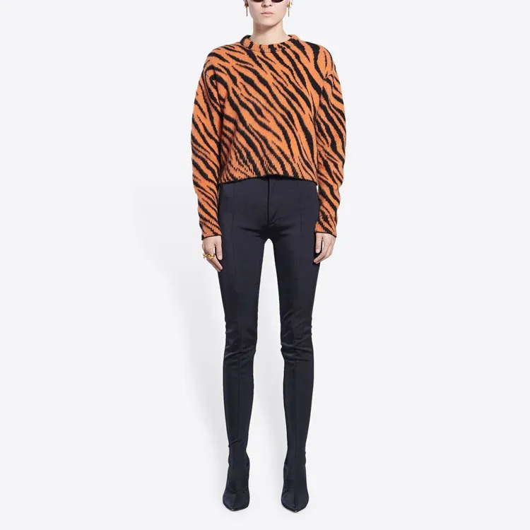 Balenciaga SS22 Loose Fit Sweater Women's Orange-2