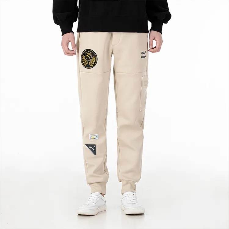 PUMA Knitted Sweatpants Unisex Khaki-2