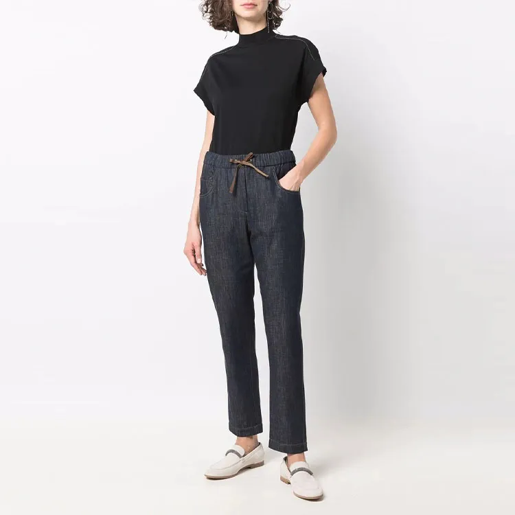 Brunello Cucinelli Jeans Women's Dark Blue-1