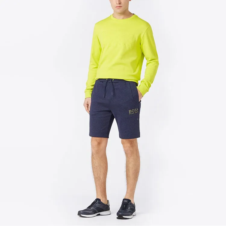 HUGO BOSS Casual Shorts Men Dark Blue-3