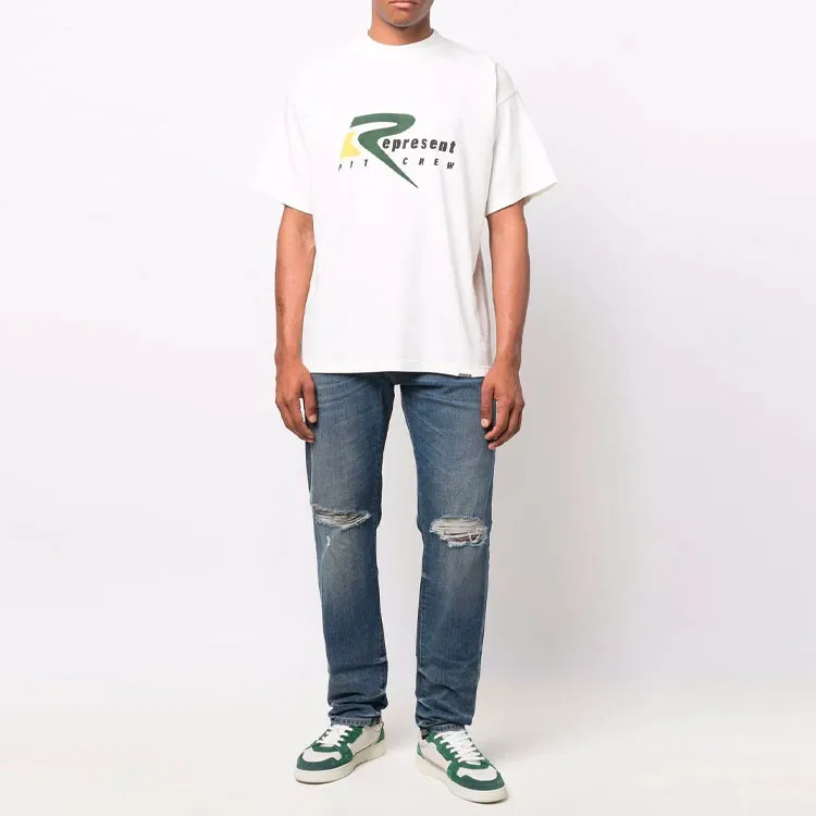 REPRESENT T Shirts Men White-1