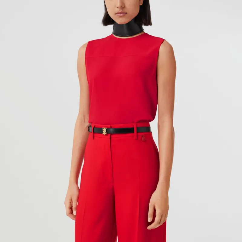 Burberry Shirts Women's Bright Red-4
