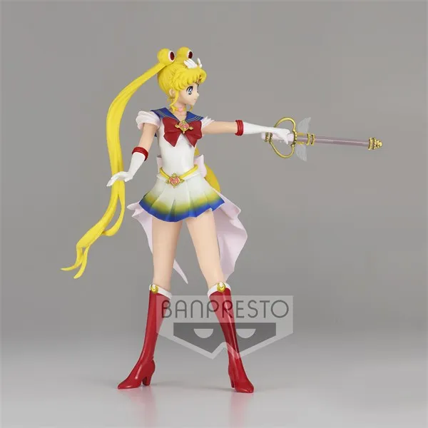 BANPRESTO Sailor Moon Eternal The Movie Glitter And Glamours Super Sailor Moon Version A Figure White & Yellow-3