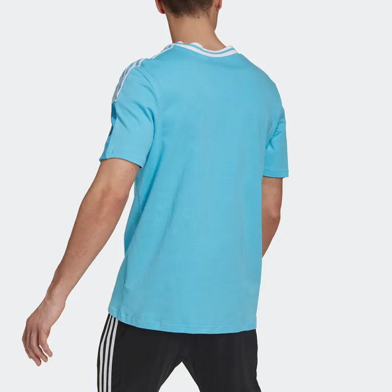 Adidas Soccer Jersey Men's Light Aqua Blue-2