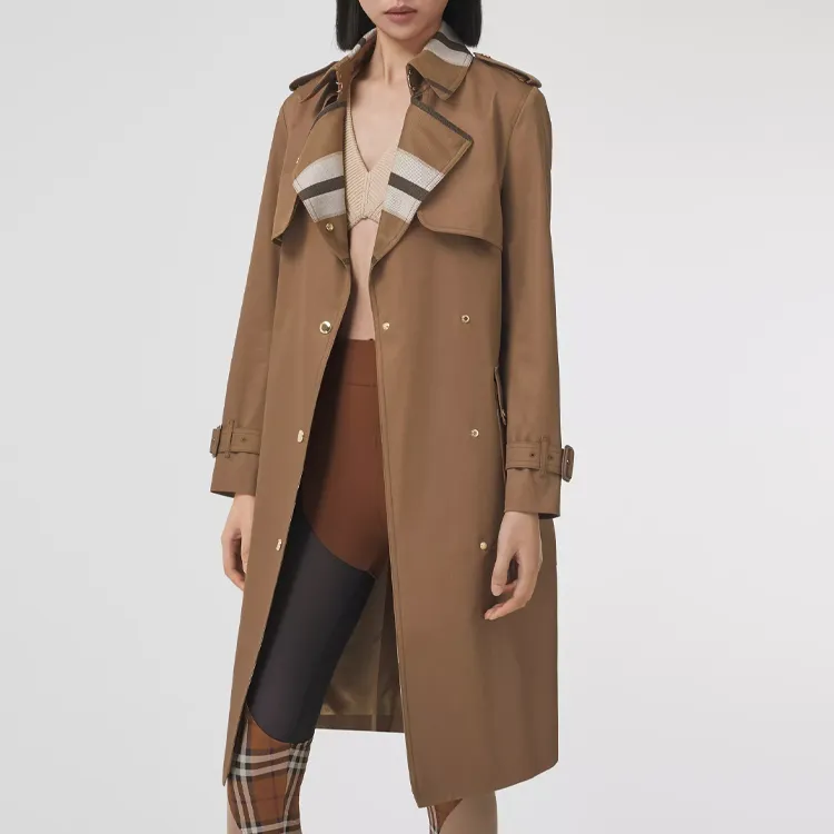 Burberry Trench Coats Women's Warm Walnut-2