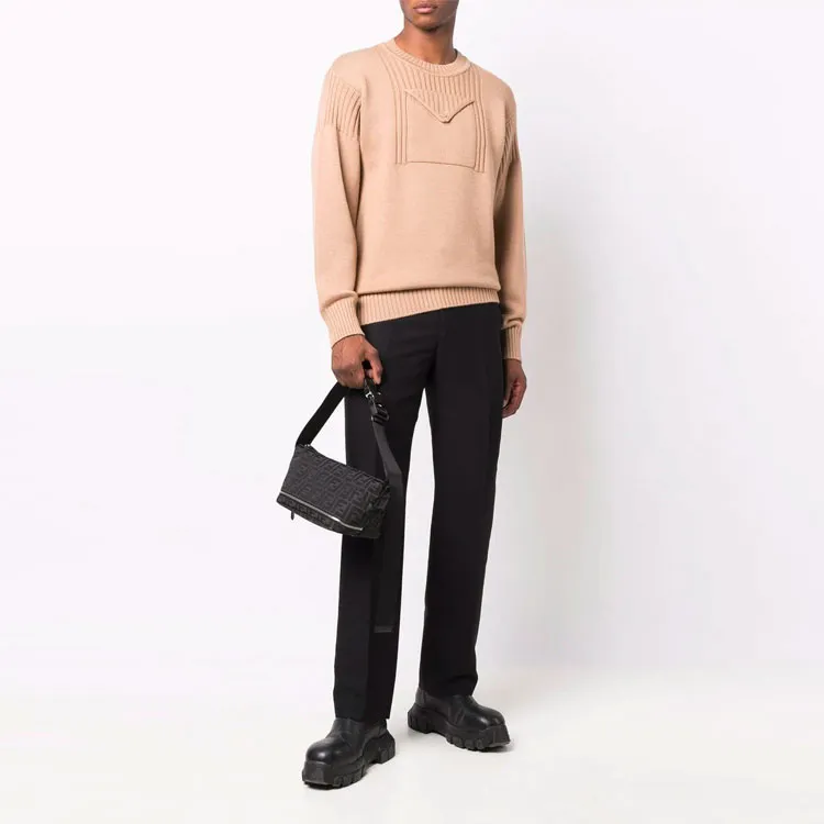 FENDI Sweaters Men Brown-1