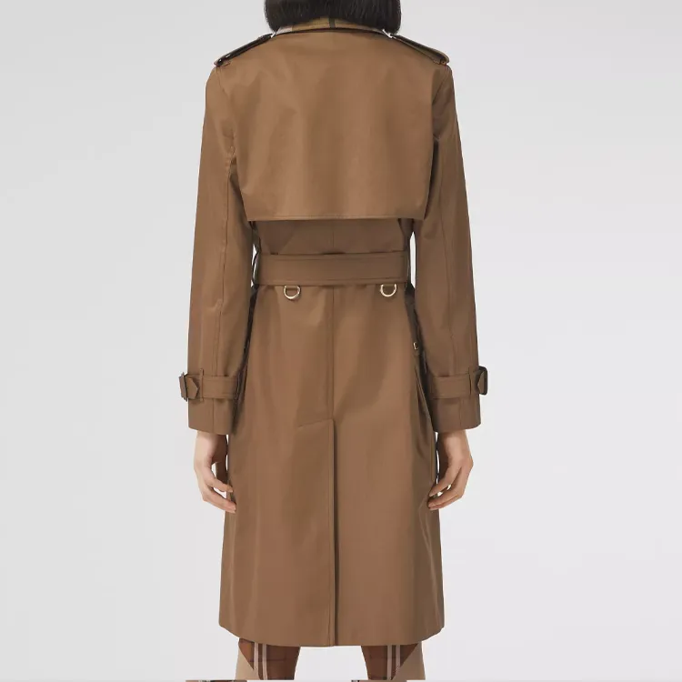 Burberry Trench Coats Women's Warm Walnut-3