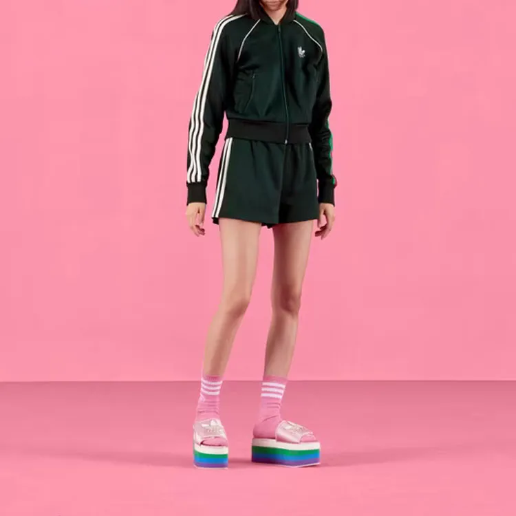GUCCI X Adidas Zip Jacket Dark Green-1