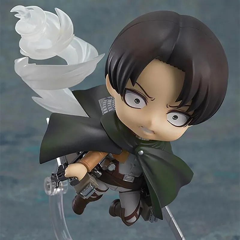 GSC Attack On Titan, Levi, Captain, With Base Chibi Figures 10cm-2