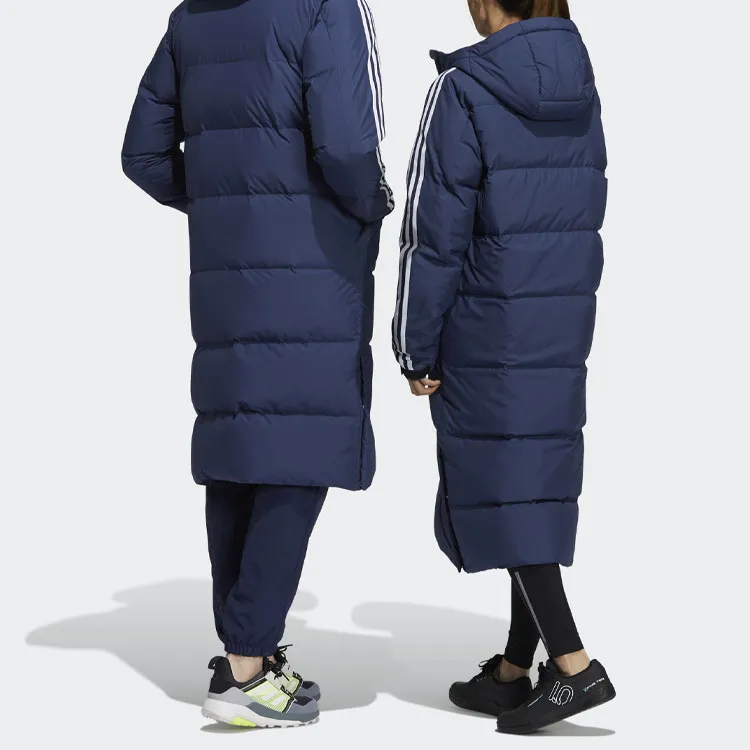 Adidas 3 Stripes Down Jacket Winter Unisex Blue-5