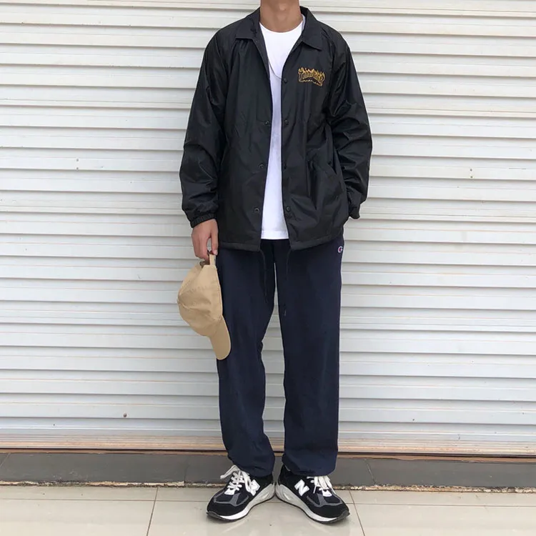 Thrasher Jacket US Version Unisex Black-2