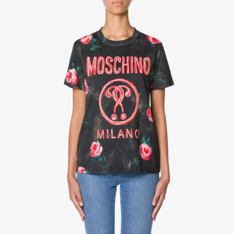 MOSCHINO T Shirts Women's Black-1