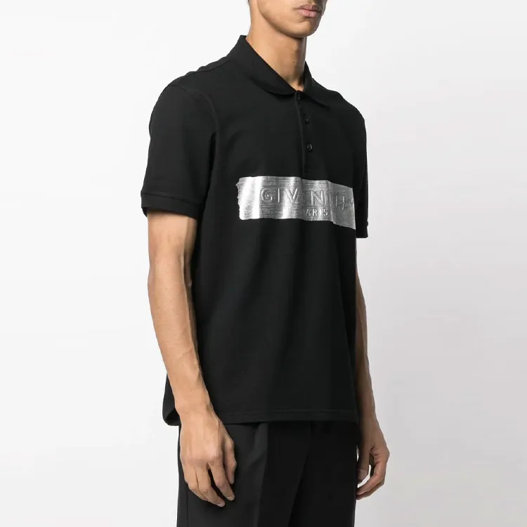 Givenchy Polo Shirts Men Black-3