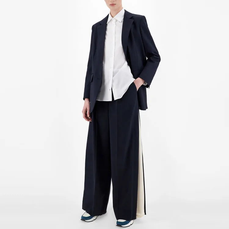 WEEKEND MaxMara Casual Pants Women's Navy Blue-1