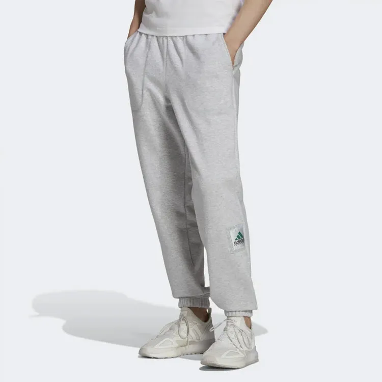 Adidas Knitted Sweatpants Men's Gray-1