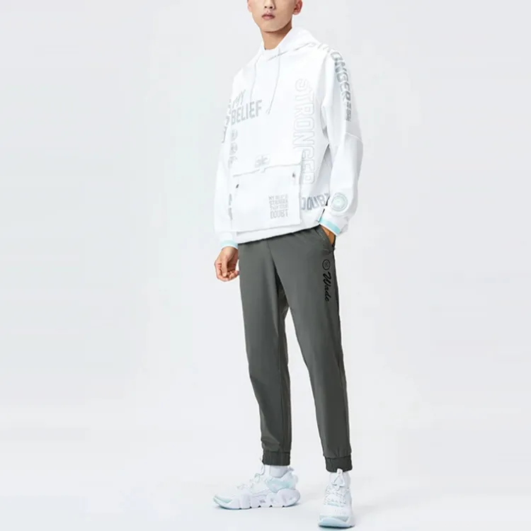 LINING Sports Pants Men Gray-2
