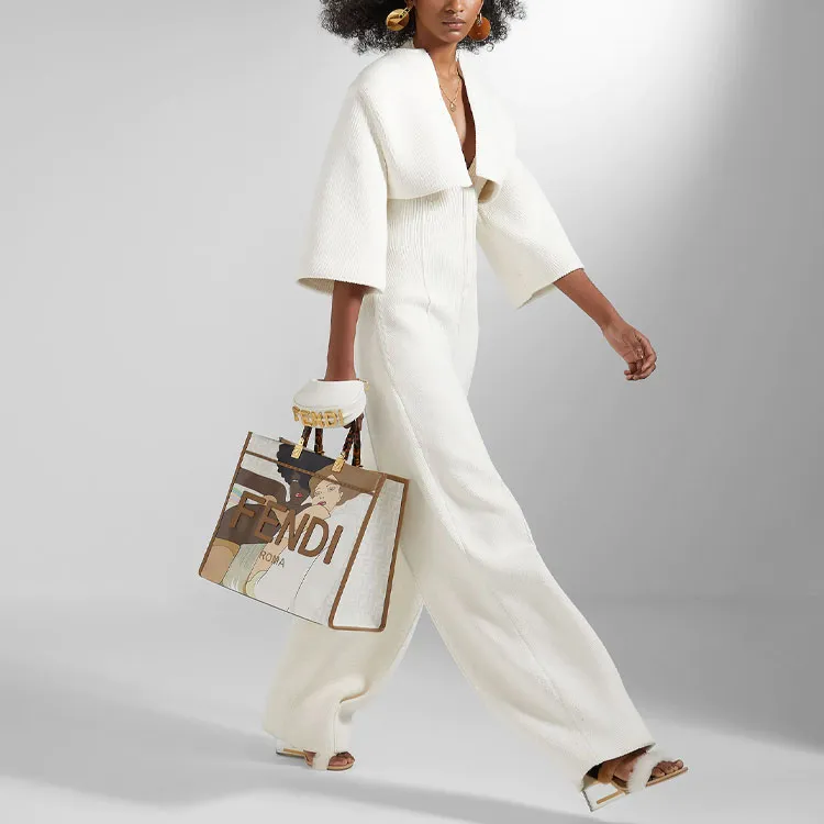 FENDI Jumpsuits Women's White-2