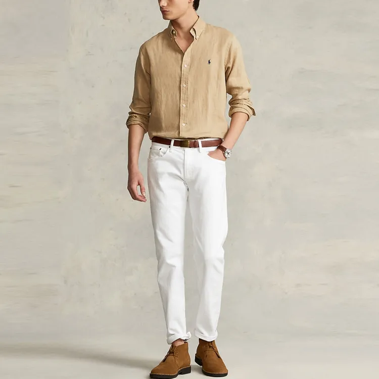 Polo Ralph Lauren SS23 Shirt Men's Khaki-1