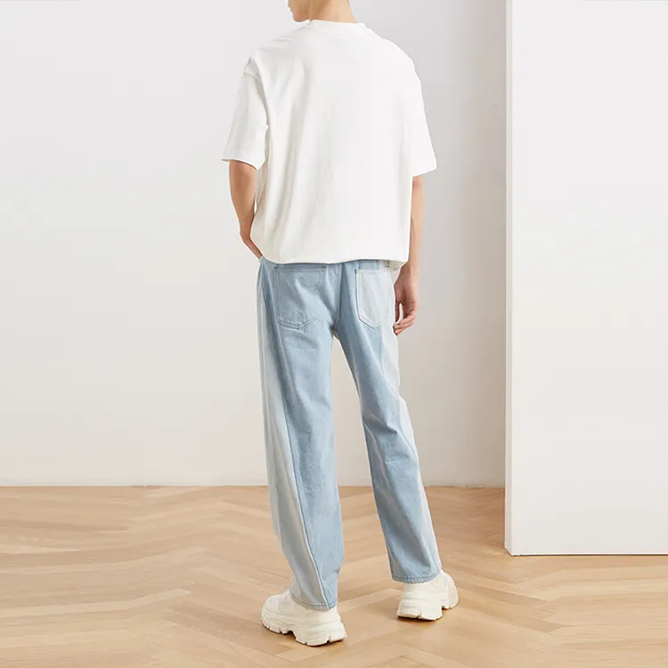 Feng Chen Wang Jeans Men Blue-4