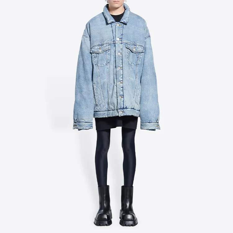 Balenciaga Padded Denim Jacket In-2
