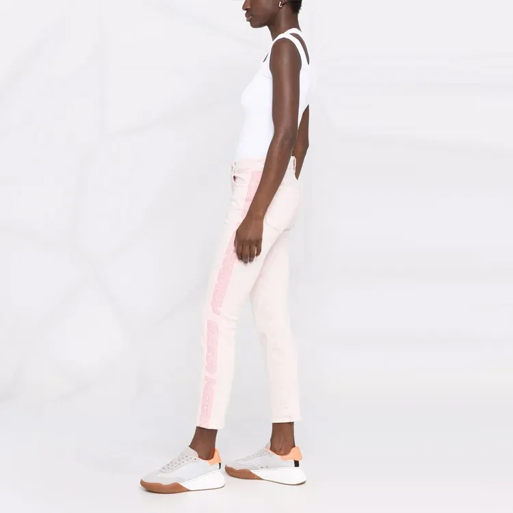 Stella McCartney Logo Detailed Slim Fit Jeans-3