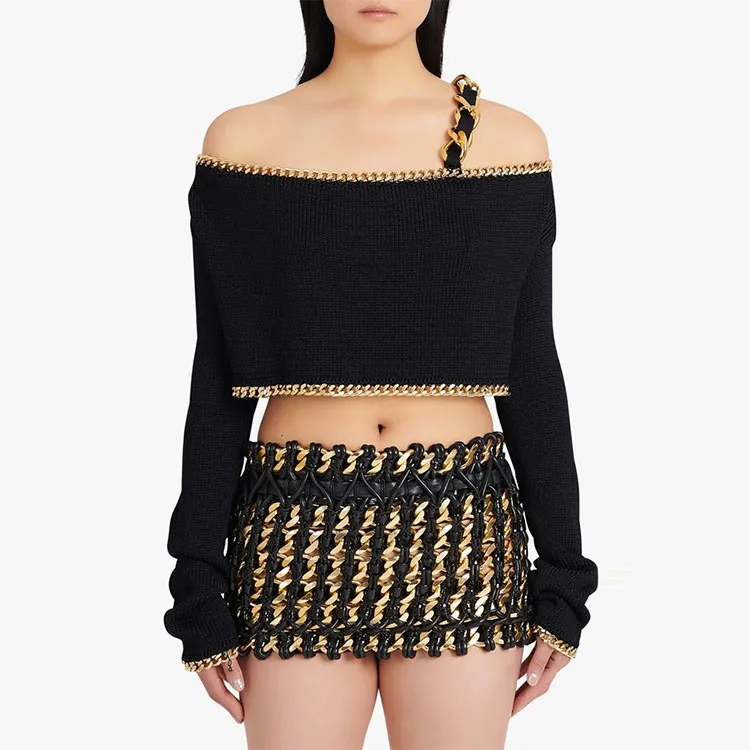 BALMAIN SS22 Sweater Women's Black-5