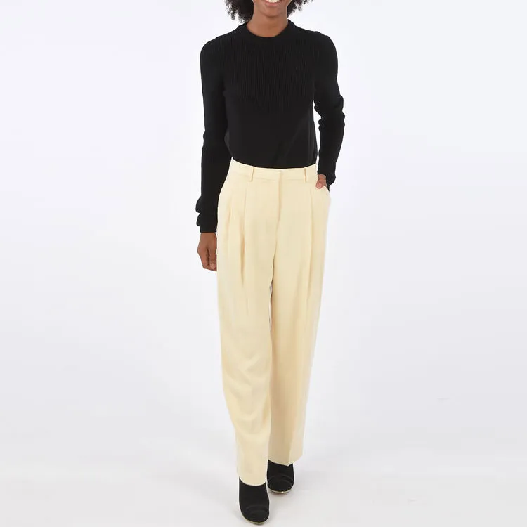 Burberry Casual Pants Women's Beige-1