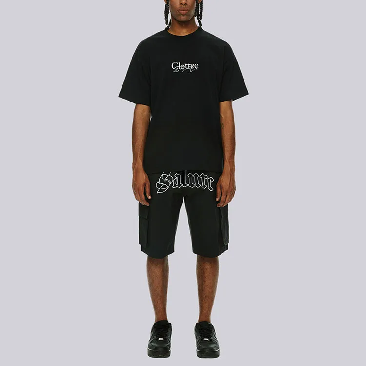 Afgk X CLOTTEE X AFGK Co Brand Series SS23 Casual Shorts Unisex Black-2
