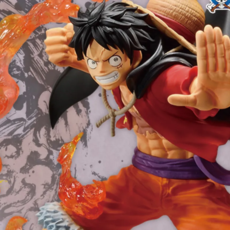BANPRESTO Monkey D. Luffy Glass Factory Ichiban Kuji One Piece A Prize Scale Figures 12cm-1