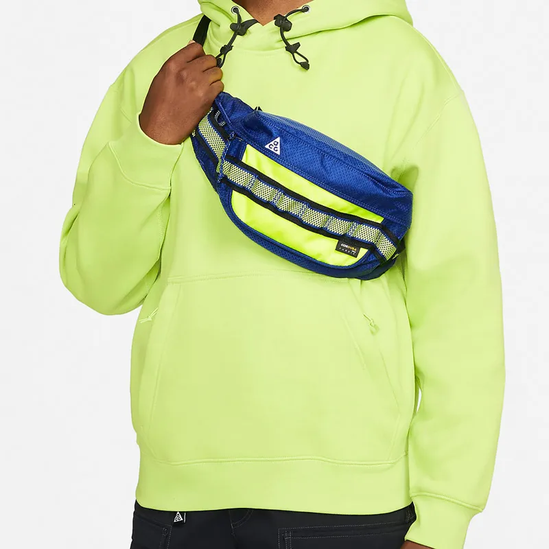 Nike Nylon With Polyester Sling Bag, One Shoulder, Crossbody, Fanny Pack Regular Unisex Dark Royal Blue-5