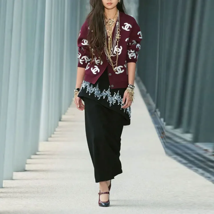 CHANEL SS22 Knitwear Women's Red-6
