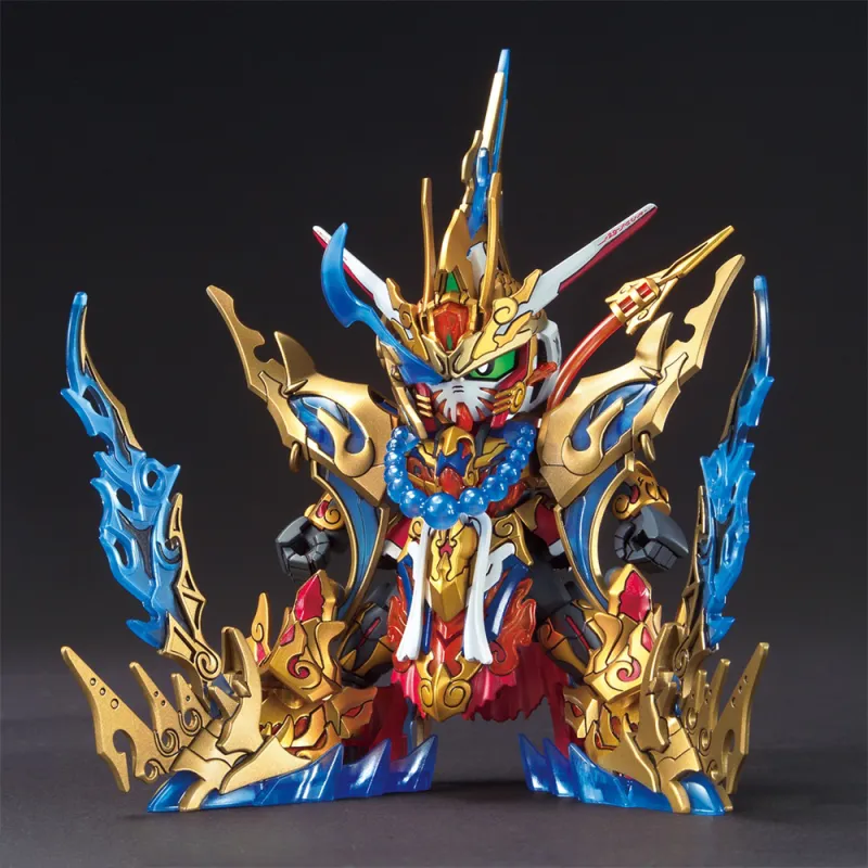 BANDAI SD Impulse Gundam World, Heroes Assembly, Goku DX Deluxe Set Red/Gold Model Kits 8cm-3