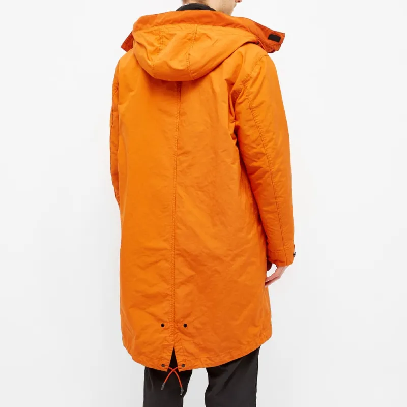 STONE ISLAND Parka Coats Unisex Orange-6