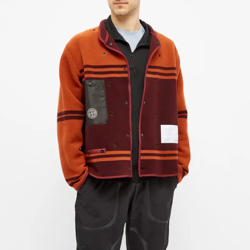 STONE ISLAND Parka Coats Unisex Orange-8