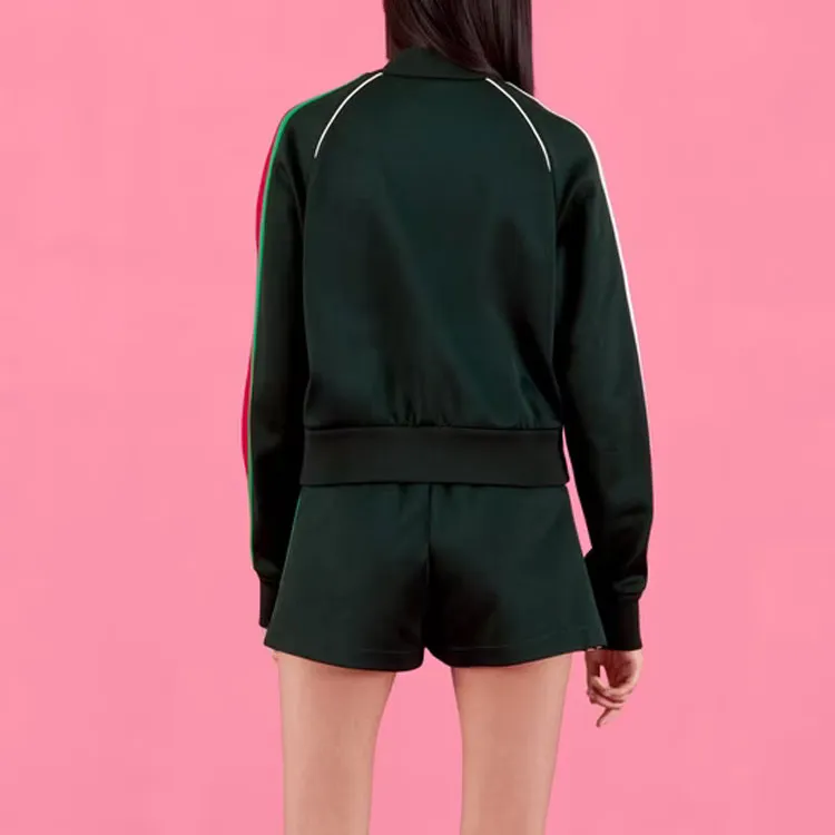GUCCI X Adidas Zip Jacket Dark Green-4