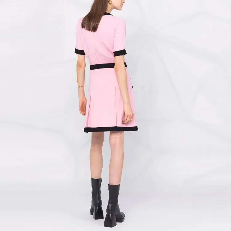 MOSCHINO Short-Sleeved Dresses Women's Pink-1