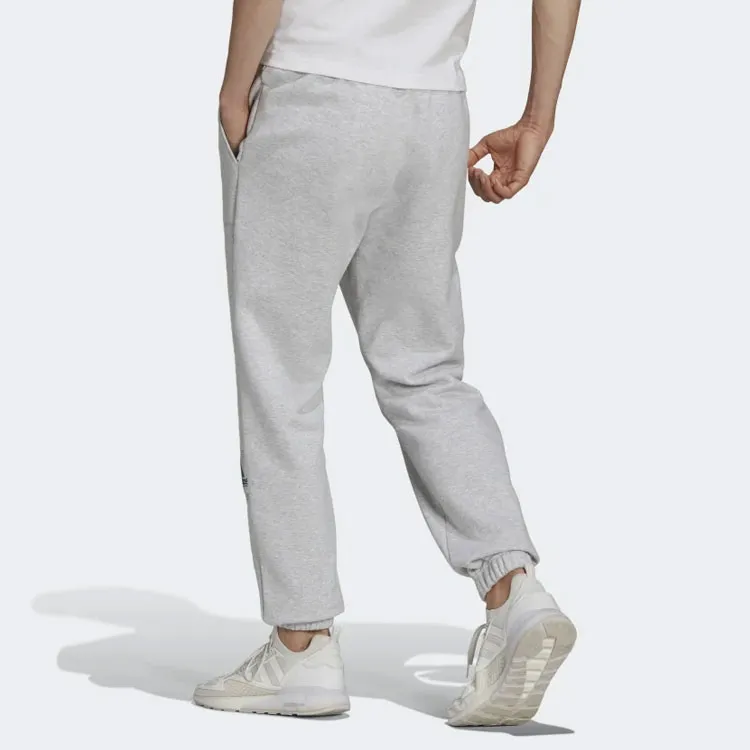Adidas Knitted Sweatpants Men's Gray-2