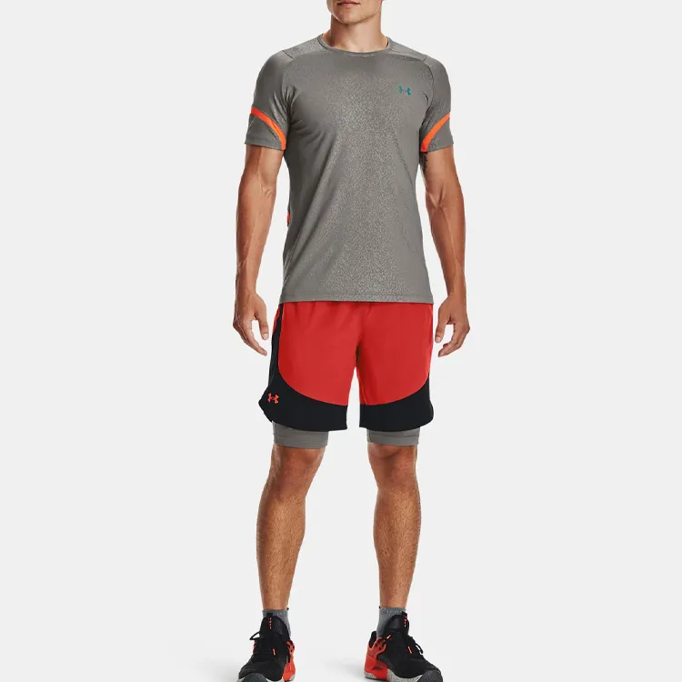 Under Armour RUSH T Shirt Men's Dark Wolf Gray-2