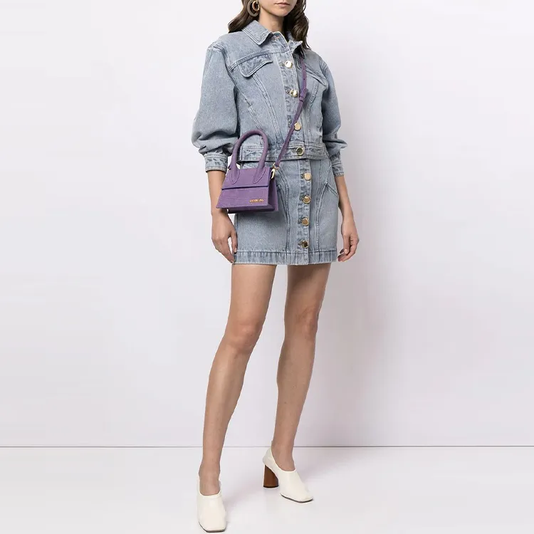 ACLER Denim Short Skirts Women's Blue-2