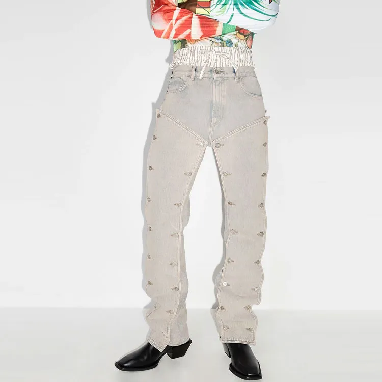 Y/Project Jeans Men Blue-3