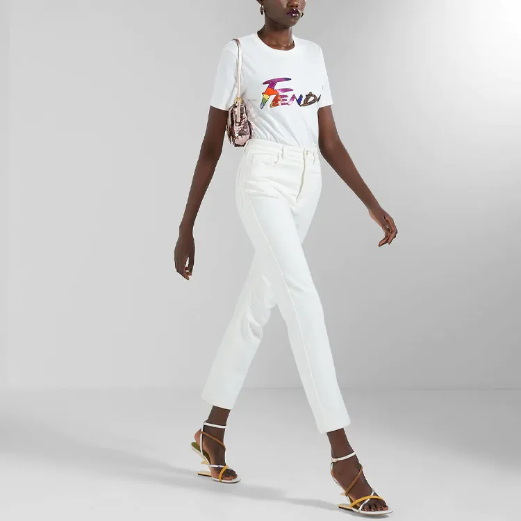 FENDI Jeans Women's White-2