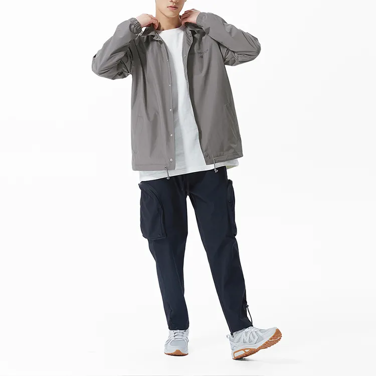 New Balance Jackets Unisex Gray-3