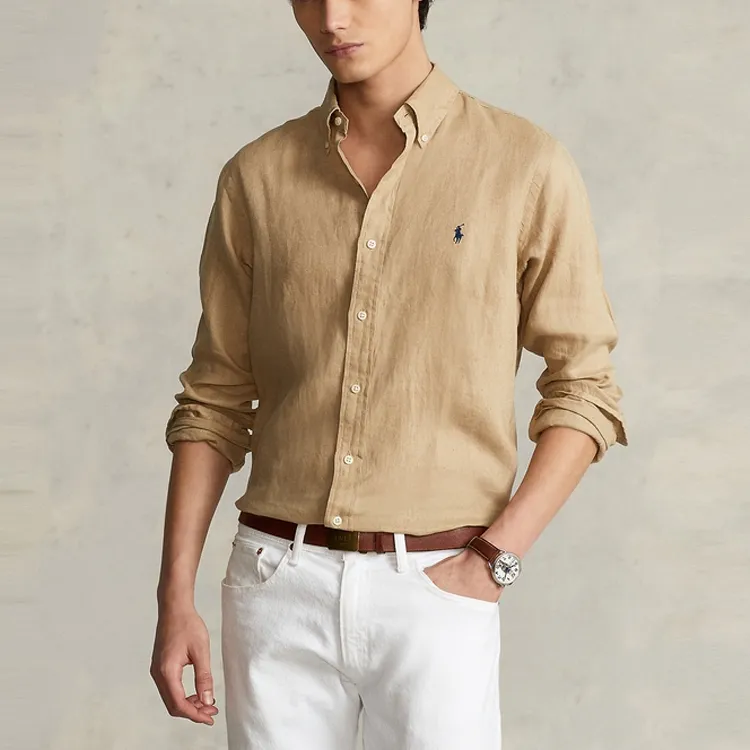 Polo Ralph Lauren SS23 Shirt Men's Khaki-2