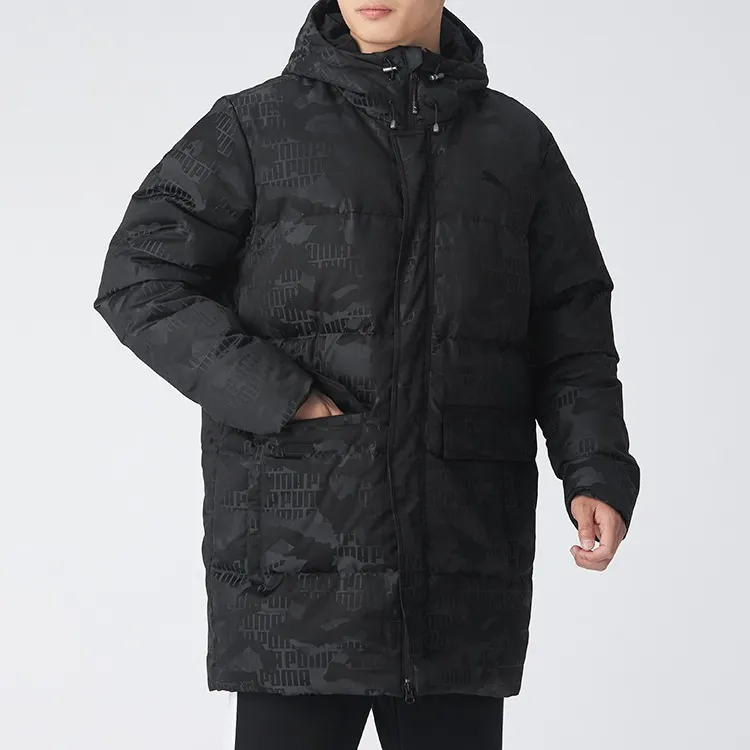 PUMA Down Jackets Men Black-4