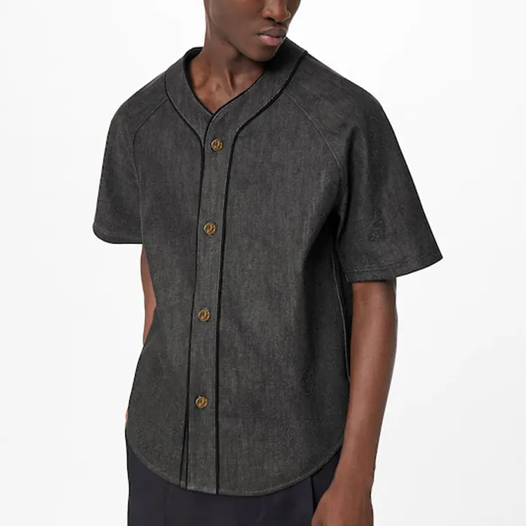 LOUIS VUITTON SS22 Shirt Men's Black-3
