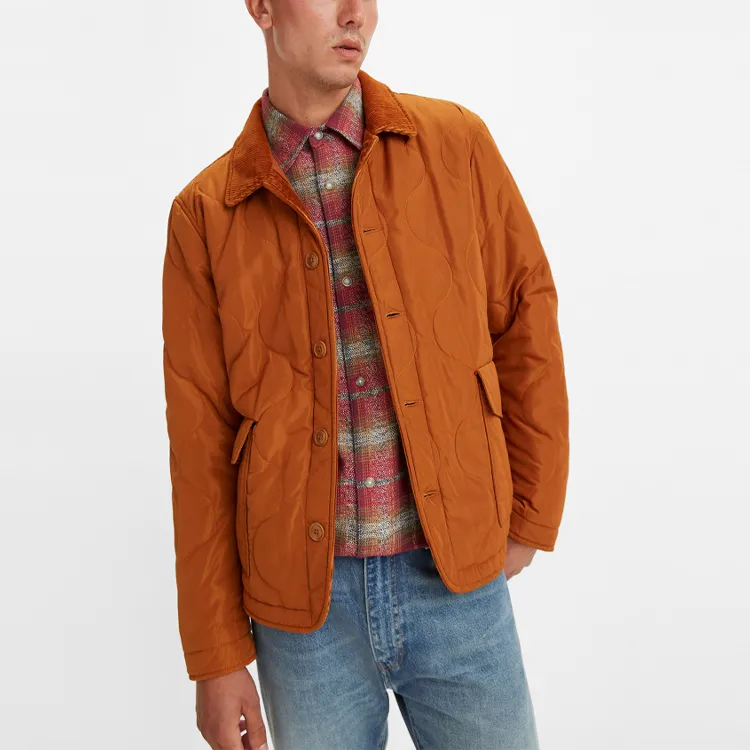 Levi's Puffer Jacket Men's Orange-2