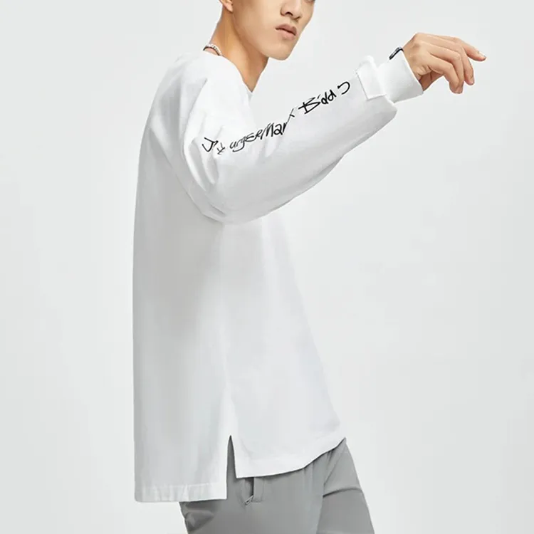 LiNing Basketball Collection T Shirt Men's White-4